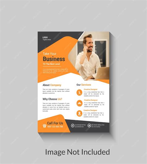 Premium Vector | Modern and Simple Flyer Template Design