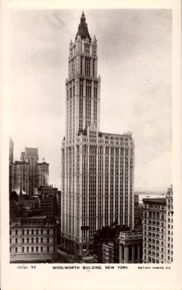 Ansichtskarte Postkarte New York City USA Woolworth Akpool De