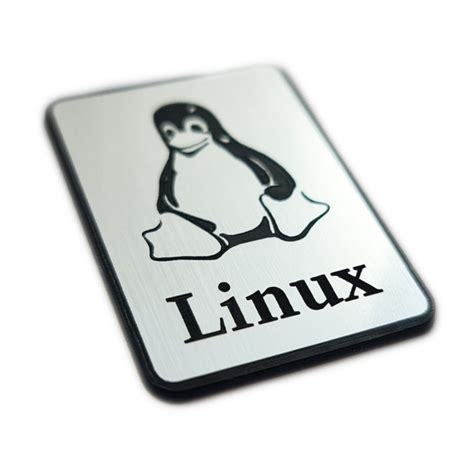 Linux Sticker Badge Emblem Aufkleber Decal 35 Mm X 25 Mm Etsy