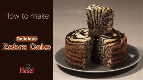 How To Make Zebra Cake Zebra Cake Recipe Youtube