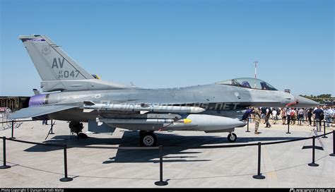 89 2047 United States Air Force General Dynamics F 16c Fighting Falcon Photo By Duncan Portelli