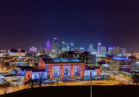 Photo Of The Kansas City Mo Skyline Taken From Atop The Liberty