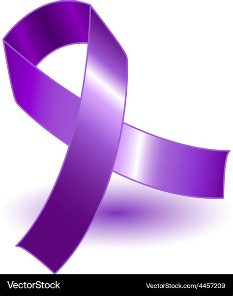 Purple Awareness Ribbon