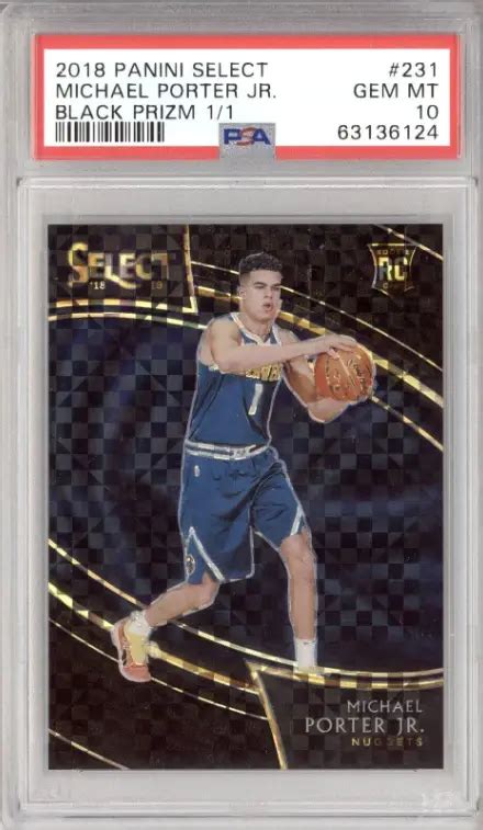 11 Most Valuable Michael Porter Jr Basketball Cards