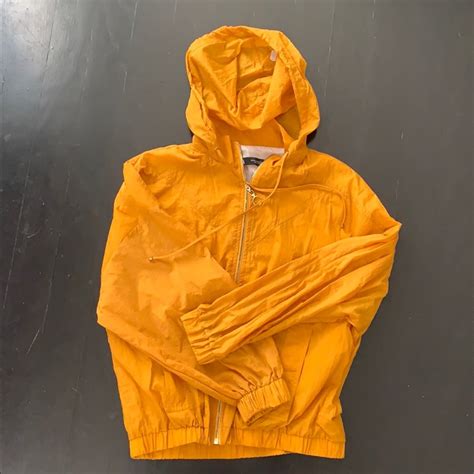 Zara Lightweight Mustard Yellow Gold Windbreaker Gem