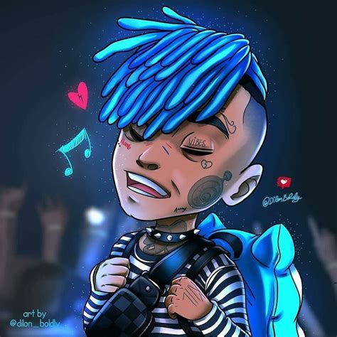 Xxxtentacion Cartoon Wallpapers Top Những Hình Ảnh Đẹp