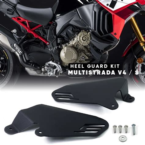 Heel Plate Guard Motorcycle Accessories Cnc Aluminum Cover For Ducati