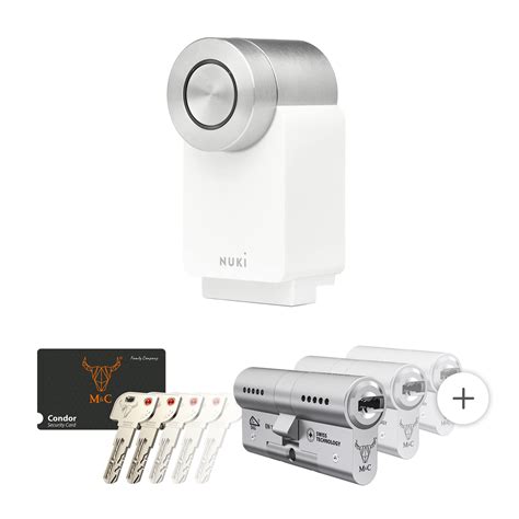 Nuki Smart Lock 4 0 Pro Wit Met Cilinderslot M C Condor Kopen Doorax Nl