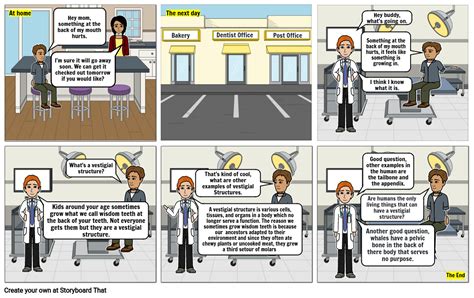 Evolution Comic Strip Storyboard By A8be8b94