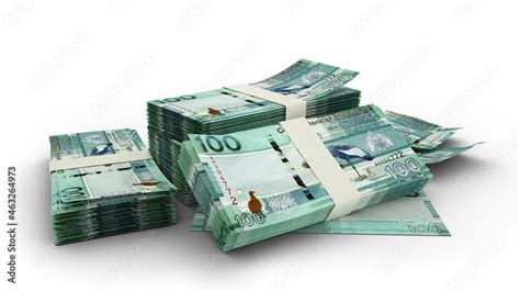 3D Stack of Gambian Dalasi notes Stock Illustration | Adobe Stock