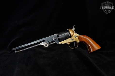 1971 Italian Manufactured Colt 1851 Navy 44 Bpm 75 Blued Engraved