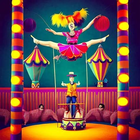 An Unusual Circus Scene By Claire Lee Behance Sur