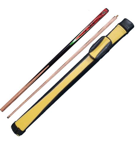 Kba Combo Of American Half Pool Cue With Yellow Cue Cover Kbac126 Pool