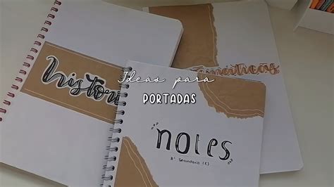 Ideas Faciles De Portadas Aesthetics Y Minimalistas Para Tus Cuadernos