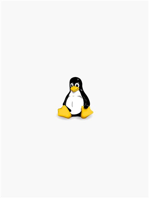 Linux Logo Sticker By Jugulaire Redbubble