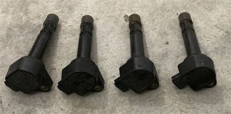 Four Ignition Coils Acura El Honda Civic Dx Ex Hx Lx L Sohc