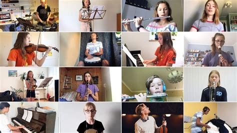 Unga Musiker Från Ett 30 Tal Länder Möttes På Digitalt Läger