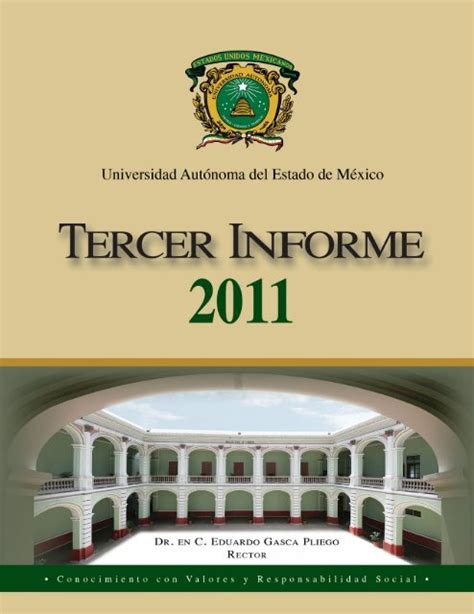 Tercer Informe Universidad Aut Noma Del Estado De M Xico