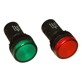 EATON LED Panel Indicator Lights Red And Green 220V DC AC Amazon In