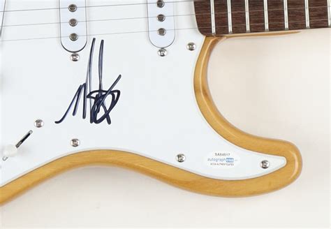 Mark Hoppus Signed Blink 182 39 Electric Guitar Acoa Pristine Auction