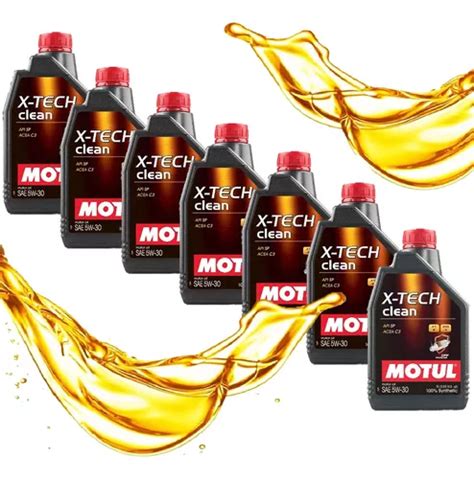 Troca De Óleo Motul 5w30 X tech Clean Sintético 7 Litros Frete grátis