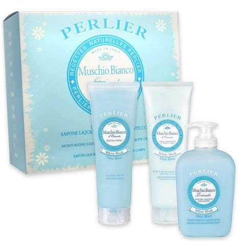 Perlier White Musk Set Body Cream 250ml And Shower Cream 250ml And Liquid