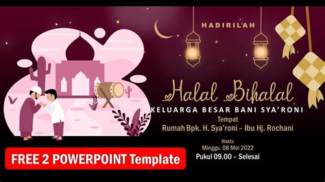 CARA MEMBUAT VIDEO UNDANGAN HALAL BIHALAL UNDANGAN REUNI GRATIS 2