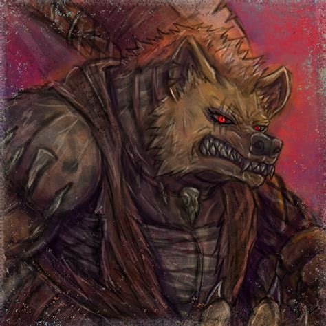 ArtStation - Gnoll Dnd character (Commission) for lovely zoinxi