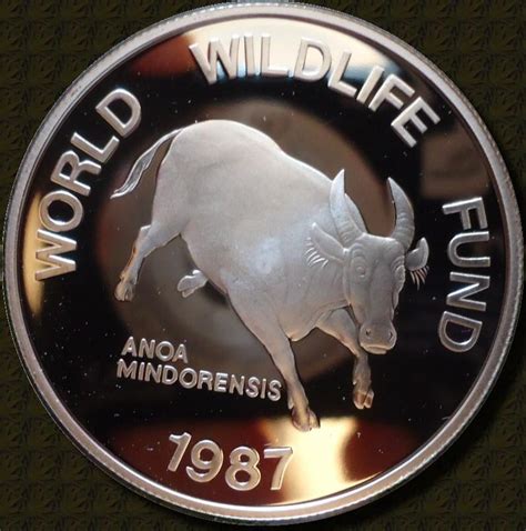 Wwf Tamaraw Proof Coin Hobbies Toys Memorabilia Collectibles