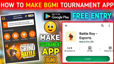 How To Make Bgmi Tournament App Bgmi Tournament App Kaise Banaye