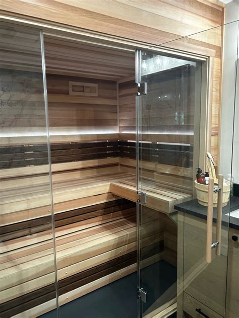 Large Bathroom Sauna Voyageur Custom Saunas