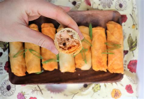 Buffalo Jackfruit Vegan Air Fryer Spring Rolls Very Vegan Val