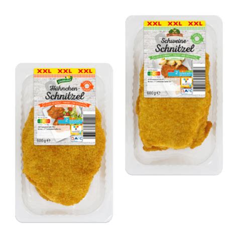 GÜLDENHOF GUT DREI EICHEN Schnitzel XXL 600g von ALDI Nord ansehen