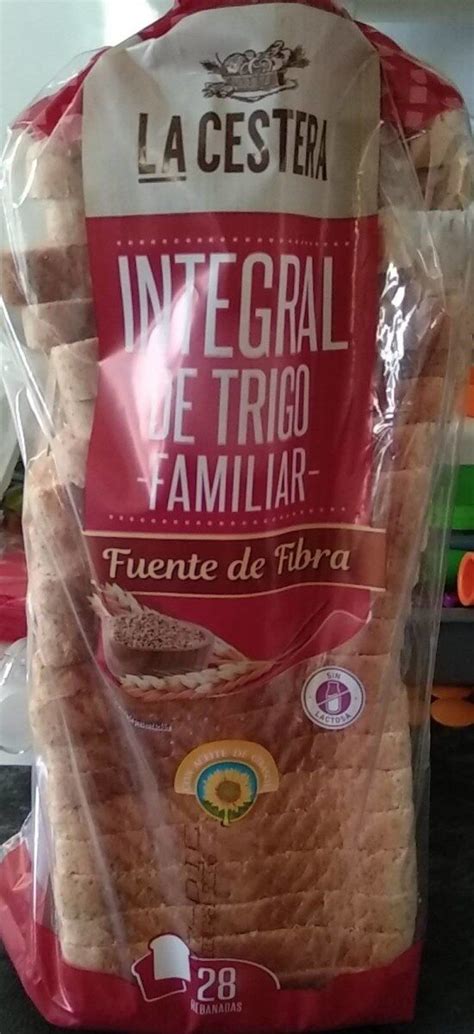 Pan De Molde Integral De Trigo La Cestera