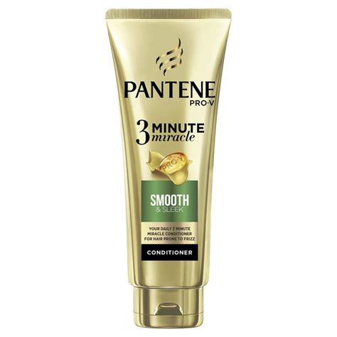 Buy Pantene 3 Minute Miracle Smooth And Sleek Conditioner 180ml Online At Chemist Warehouse®