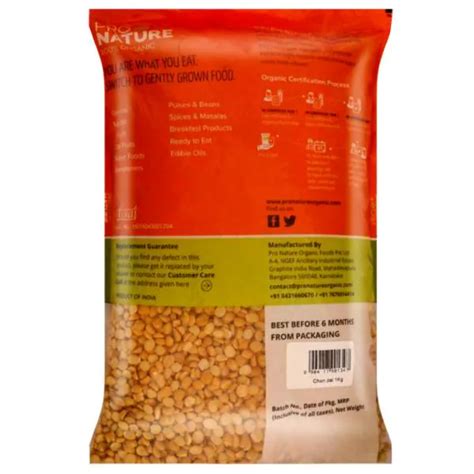 Pro Nature Organic Chana Dal Kg Jiomart