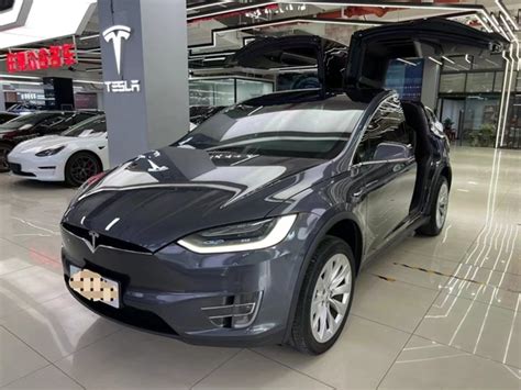 21 Silver Tesla Model X Dual Motors Ternary Lithium Battery Mileage