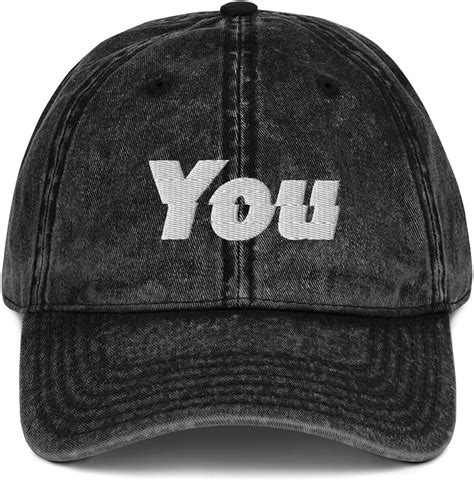 You Joe Goldberg Vintage Cotton Twill Cap Black At Amazon Mens