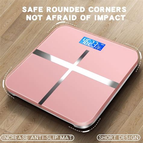 Body Scale Glass Smart Electronic Scales Lcd Display Body Weighing Home