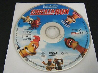 Chicken Run (DVD, 2000, Widescreen) - Disc Only!!! 667068645323 | eBay