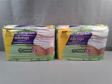 Lot Detail Always Discreet Incontinence And Postpartum Incontinence