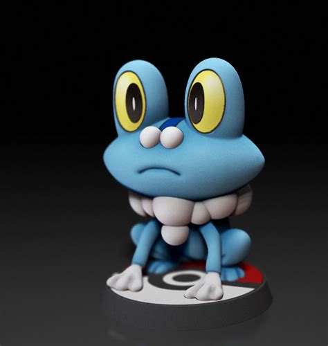 Stl File Froakie Frogadier Greninja Evolution 3 In 1 Pack Fan Art PokÉmon 🎨・3d Printable