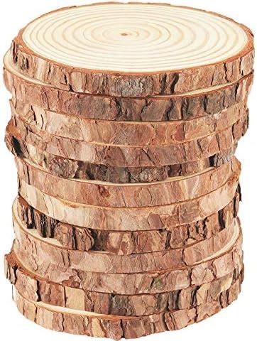 Amazon Fuyit Unfinished Wood Slices For Centerpieces Pcs