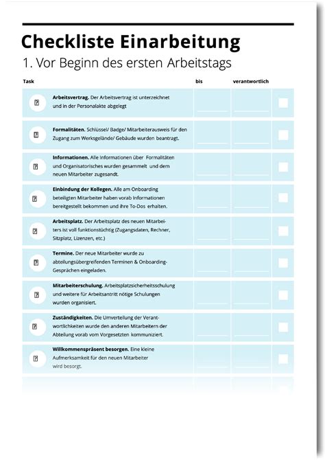 Einarbeitung Der Mitarbeiter