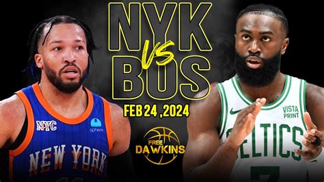 New York Knicks Vs Boston Celtics Full Game Highlights February