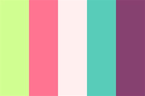 Funky Fresh Green And Pink Color Palette Hex Rgb Code Color Palette Pink Color Palette Green