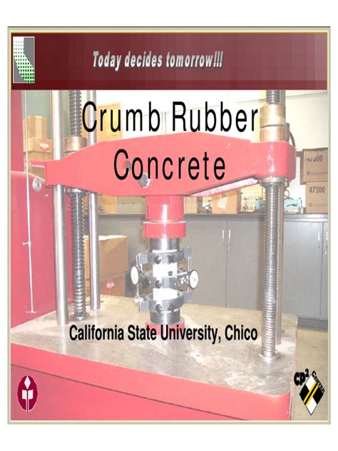 Crumb Rubber Concrete Concrete Strength Of Materials