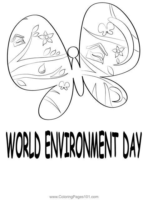 World Environment Day Coloring Page For Kids Free World Environment