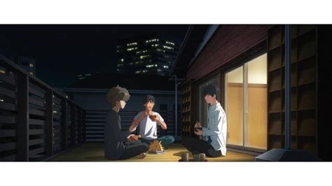 『あの花』『ここさけ』スタッフの新作映画『ふれる。』から、3人の青年と不思議な生き物「ふれる」の共同生活を写す新場面写真が公開