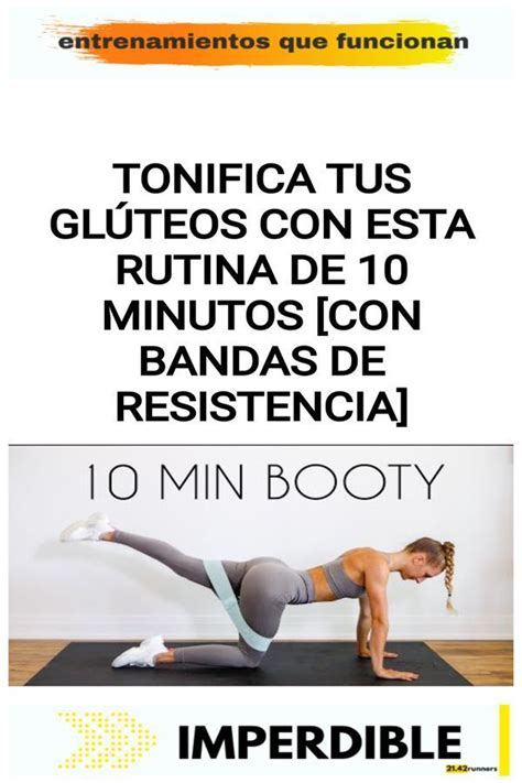 Tonifica tus GLÚTEOS con esta rutina de 10 minutos con BANDAS DE